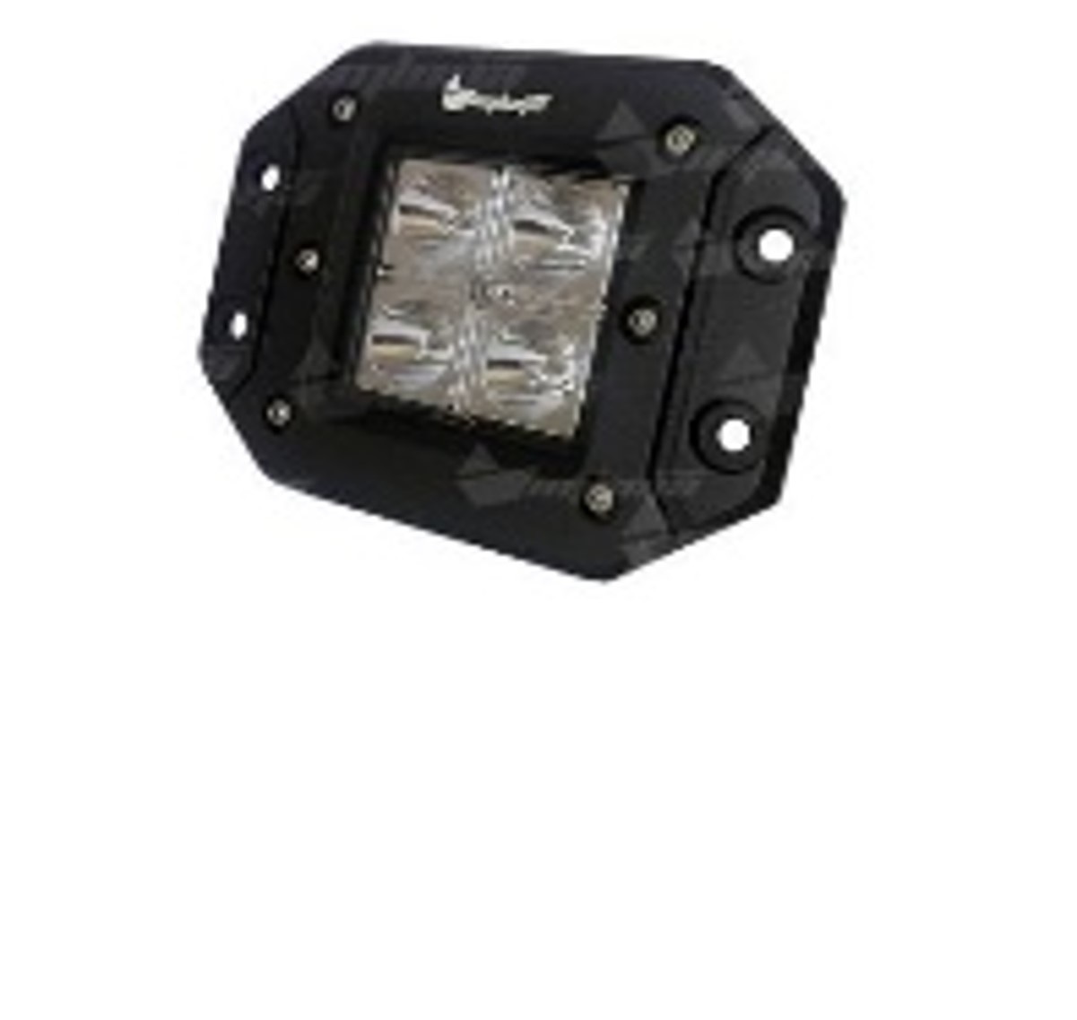 פנס עבודה מרובע 18W + מסגרת