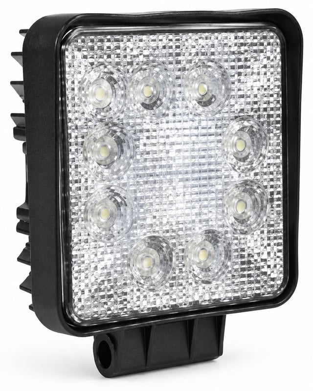 פנס עבודה מלבן 24W 12-24V