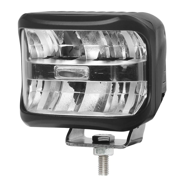 פנס עבודה מלבן מתכוונן 6 לד 30W 12-24V + בורג