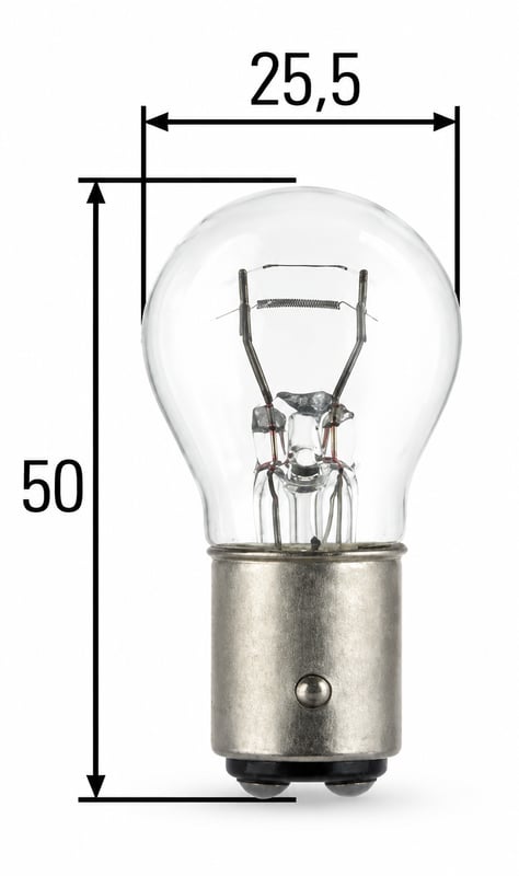 נורה BAY15D 24V 21/5W כפולה