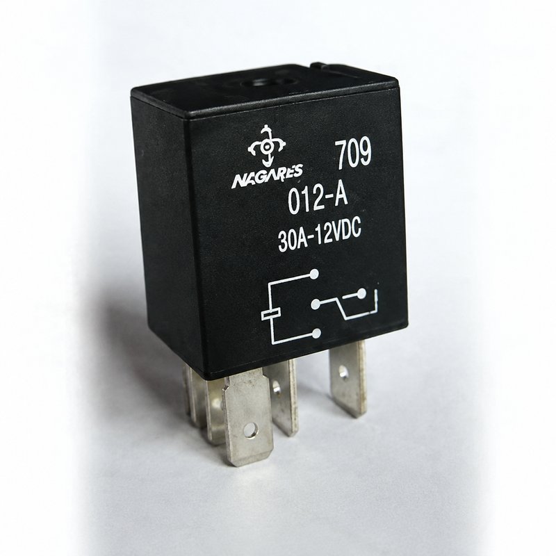 ממסר (ריליי) מיני 5 יציאות 12V 25/15A אטום