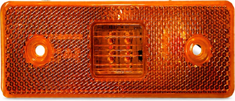 פנס צד / סימן כתום מלבן 10-30V
