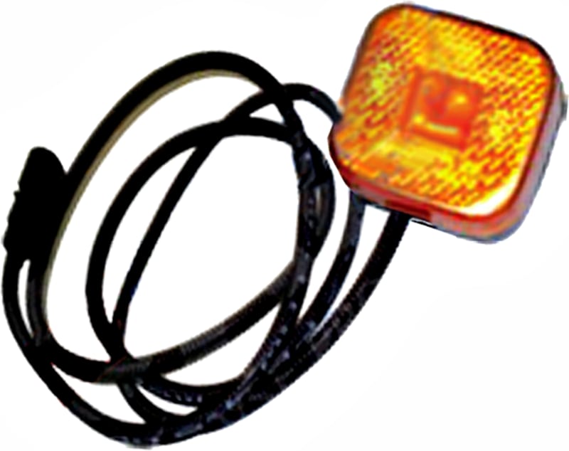 פנס צד לד מרובע + חוט 24V - MAN