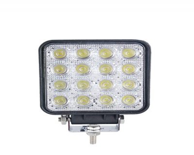פנס עבודה מרובע 16 לד 48W + בורג