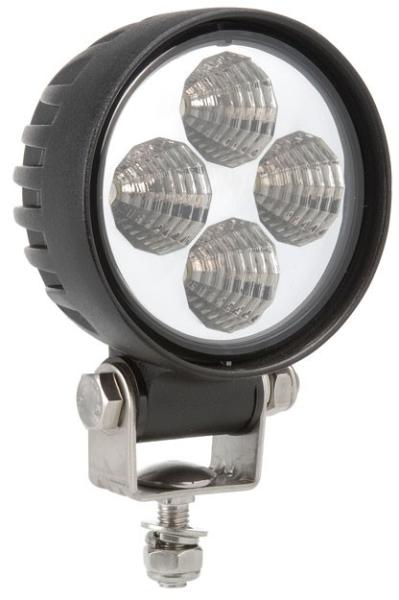פנס עבודה עגול קטן 4 לד 12W + בורג