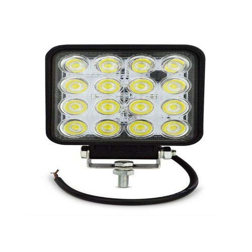 פנס עבודה לד מרובע E 48W מרכז + בורג