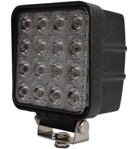 פנס עבודה לד מרובע E 48W 10-30V + בורג