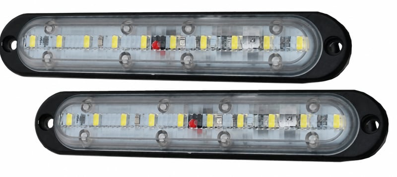 פנס לד מלבן אורך 145 מ"מ 15W (2 בקופסא)