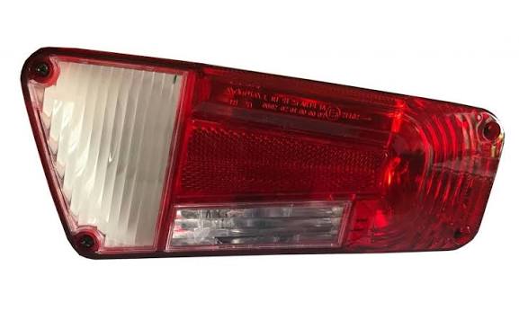 פנס אחורי 6 פונקציות מלבן 222X100 ימין