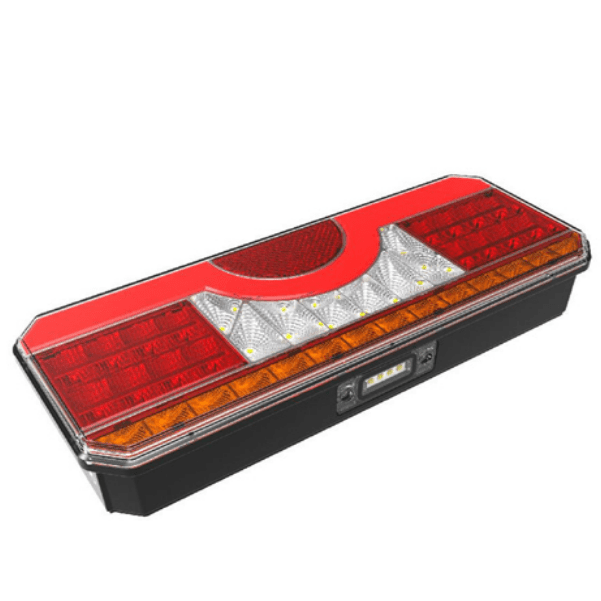 פנס אחורי אוניברסלי לד 21X17 + רוורס 12-24V