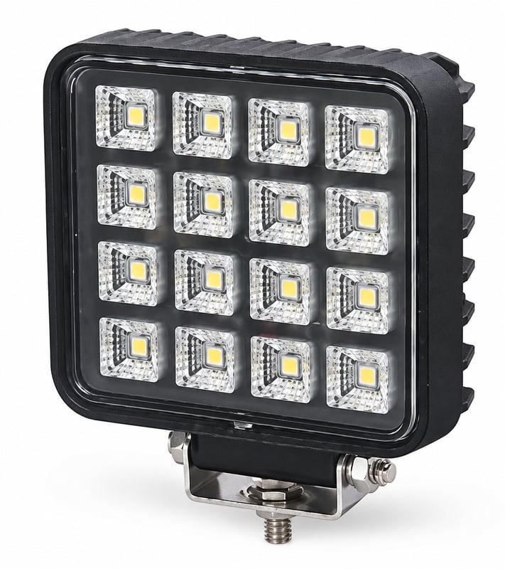פנס עבודה לד מרובע קטן 48W