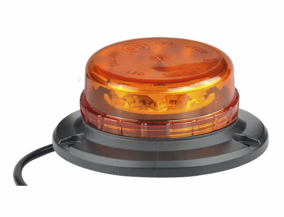 פנס מהבהב לד כתום נמוך "פיתה" 12-24V
