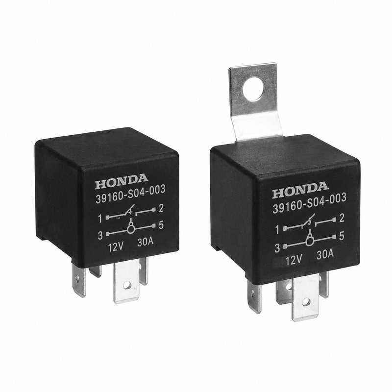 ממסר (ריליי) 5 פינים 24V 87A + תפס ברזל
