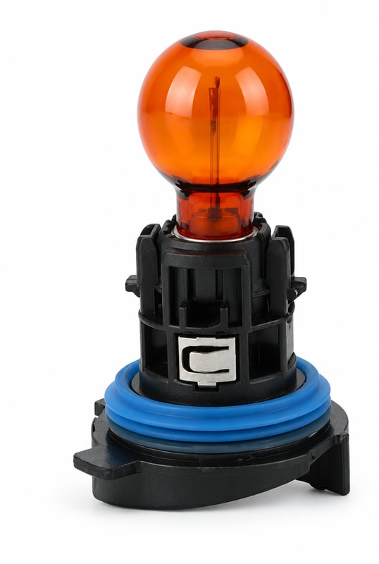 נורה איתות 12V 24W + בית - סקודה