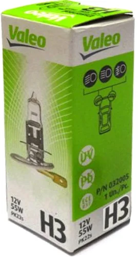 נורה H3 12V 55W + חוט VALEO