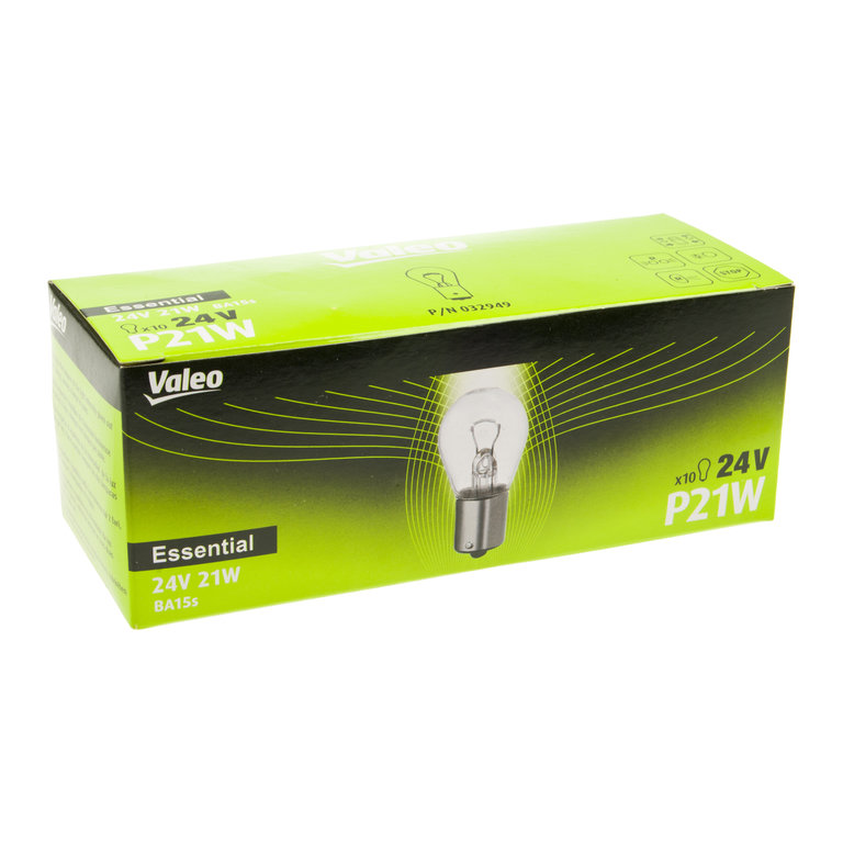נורה 24V 21W מגע אחד VALEO