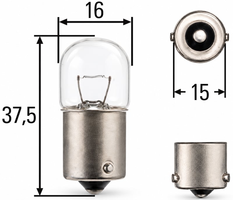 נורה 24V 5W בסיס BA15S VALEO מקורי