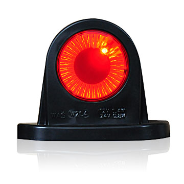 פנס דו כיווני עגול קטן לד אדום / לבן 21W 12-24V