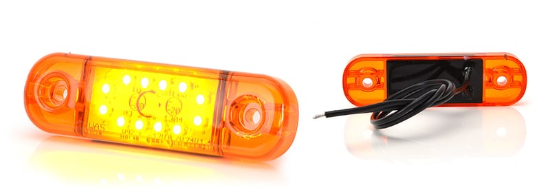 פנס צד לד כתום 12V