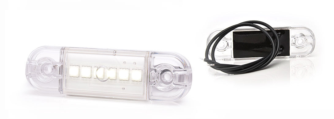 פנס פנימי מדרגות 6 לד לבן 12V